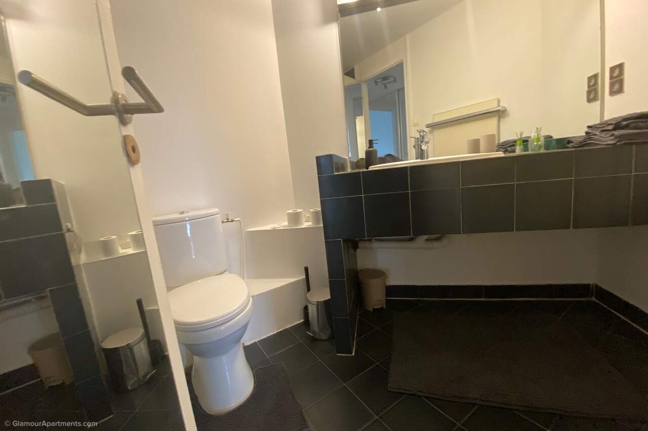 The bathroom